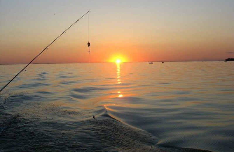 Fishing at Appeldoorn's Sunset Bay Resort.