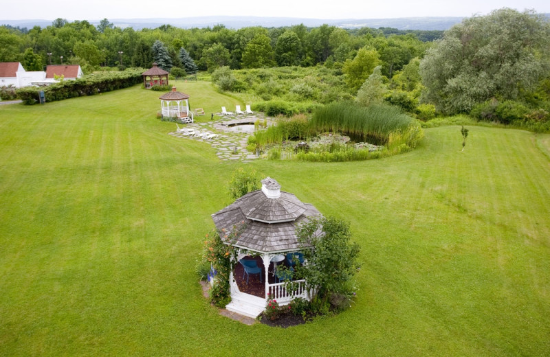 Grounds at La Tourelle Hotel & Spa.