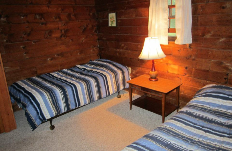 Guest room at Cold Spring Lodge.