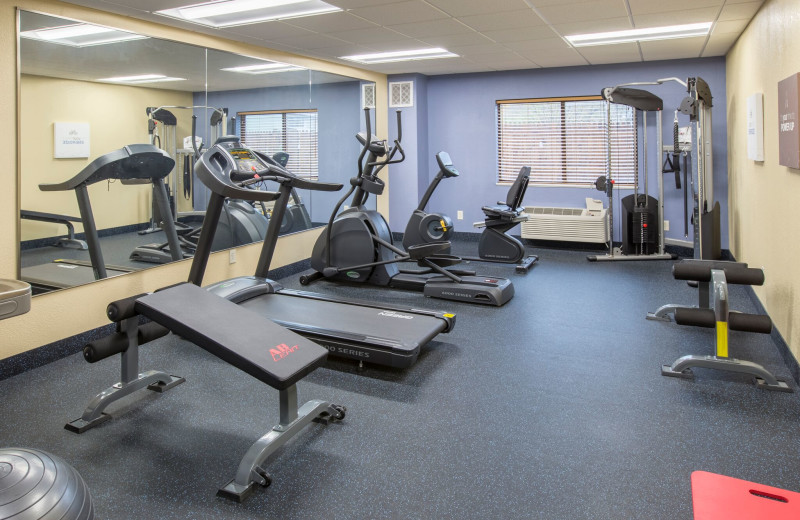 Fitness room at Days Inn & Suites - Benton Harbor.