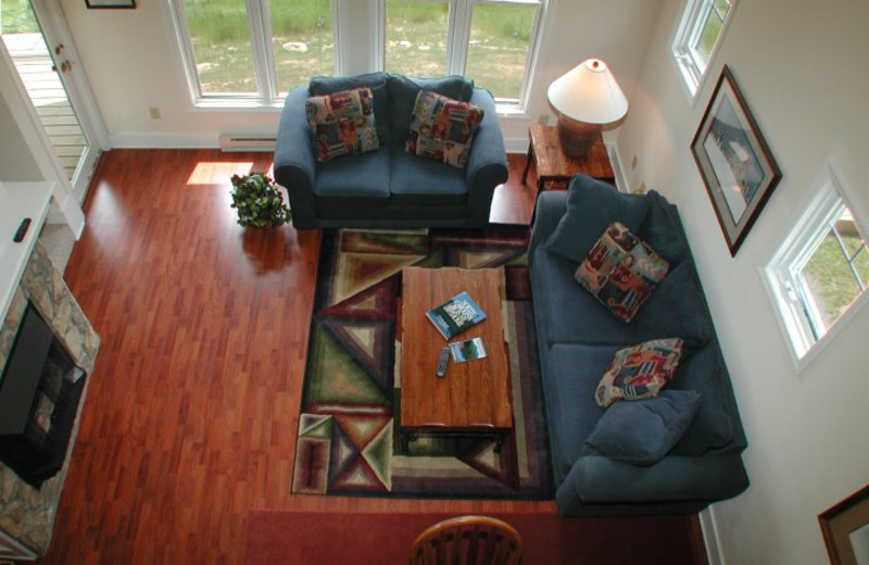 Cabin Interior at Foscoe Rentals