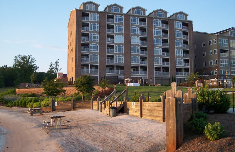 Beach at Mariners Landing.