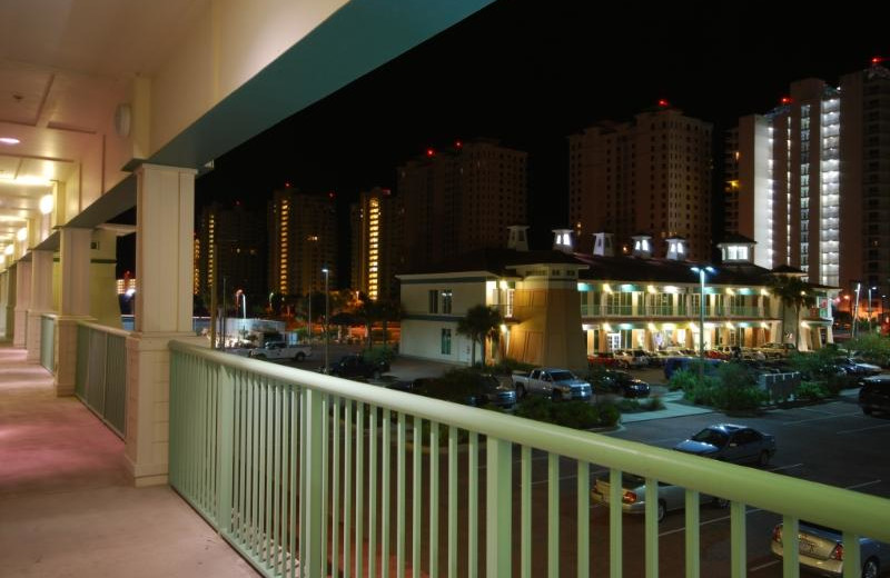 Balcony view at Villagio on Perdido Key.