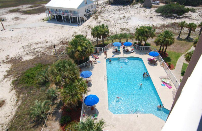 Rental pool at Sunset Properties.