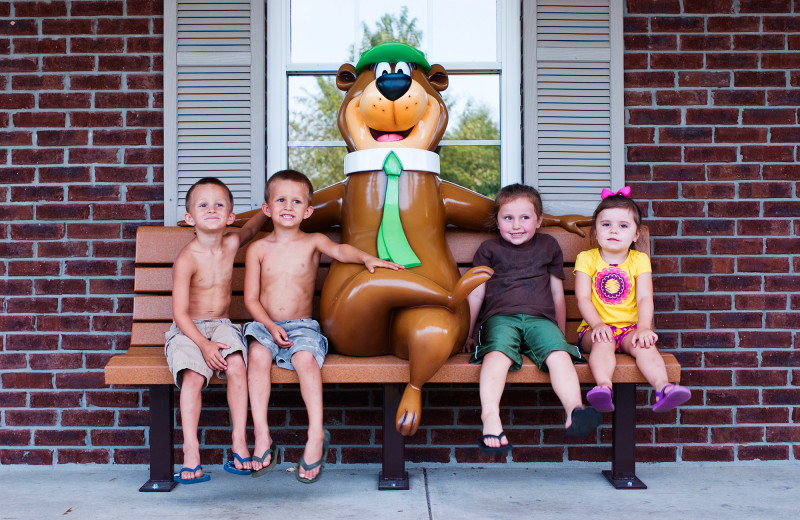 Kids at Jellystone Park at Lake Monroe.