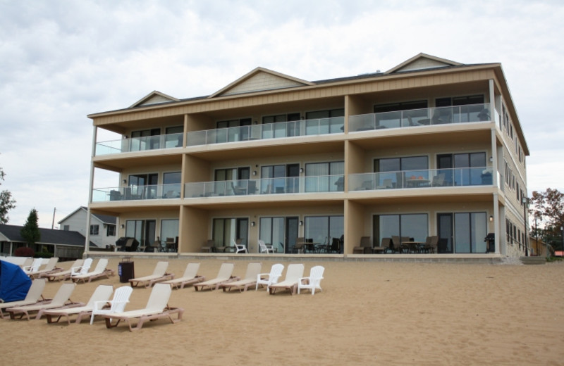 Beach at Grand Beach/Sugar Beach Resort Hotel.