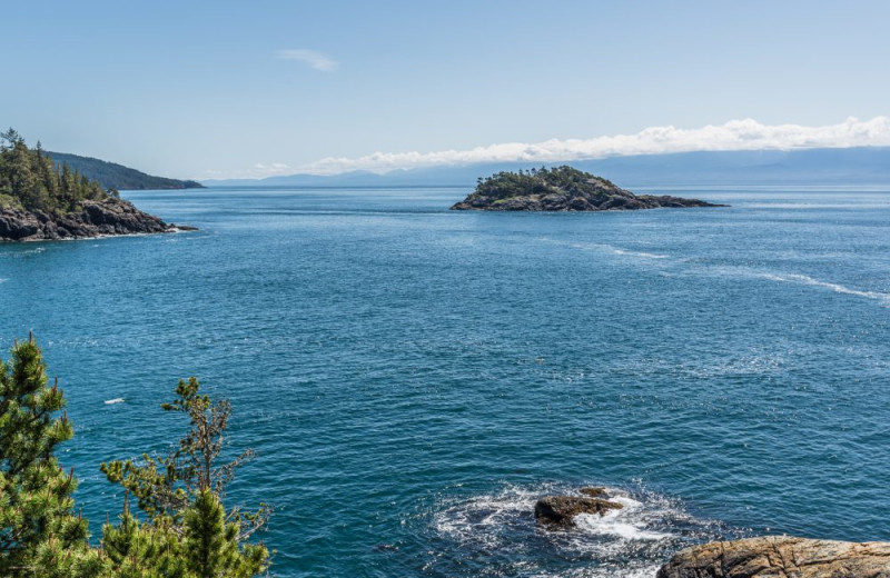 View from SookePoint Ocean Cottage Resort.