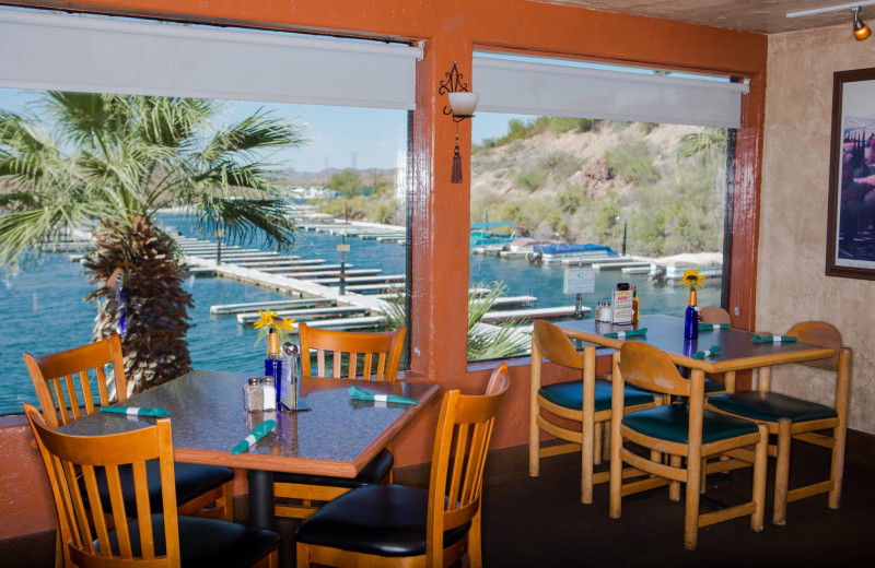 Dining at Havasu Springs Resort.
