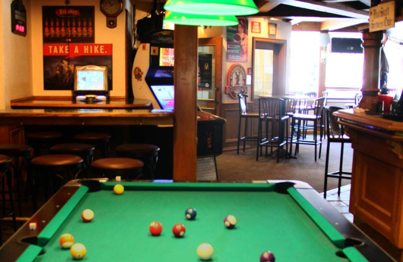 Game room at Whistlers Inn.