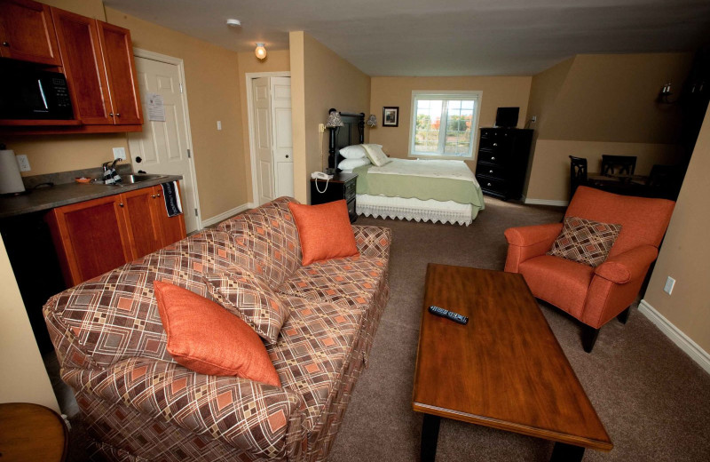 Guest room at Strathmere Retreat & Spa.