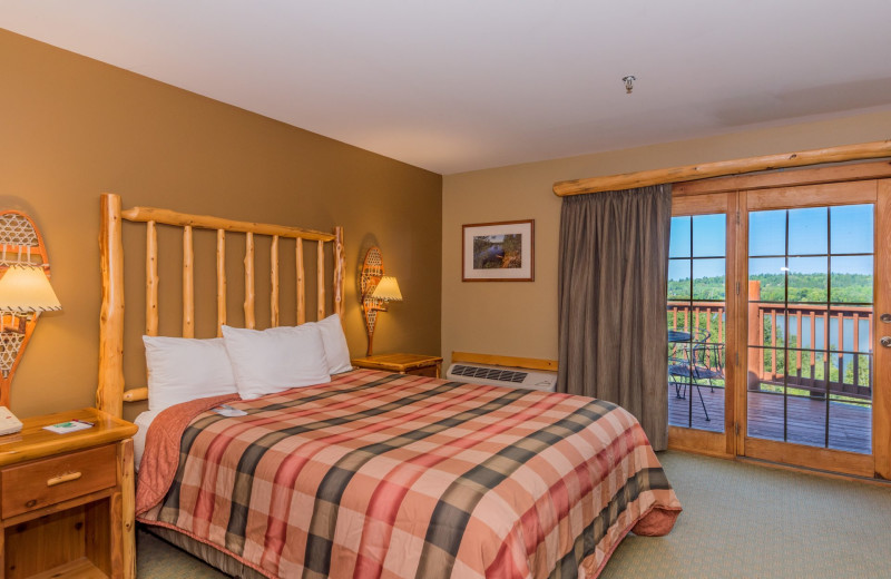 Guest room at Grand Ely Lodge.