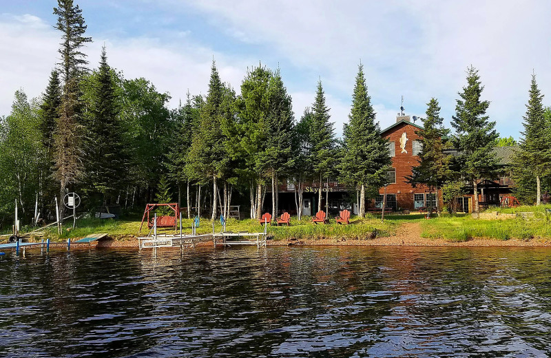 Beach at Skyport Lodge.