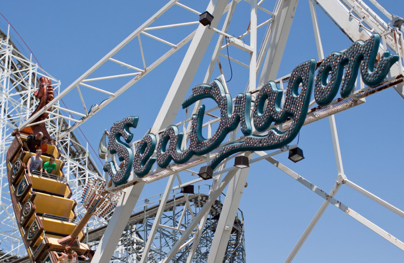 Roller coaster at Indiana Beach Amusement Resort.