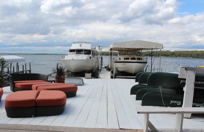 Take a boat out onto the waters when you stay at Fillenwarth Beach Resort