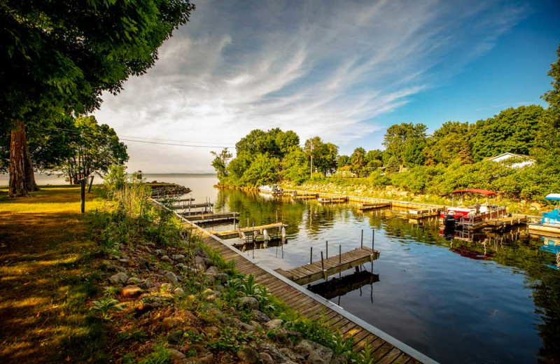 Docks at The Red Door Resort.