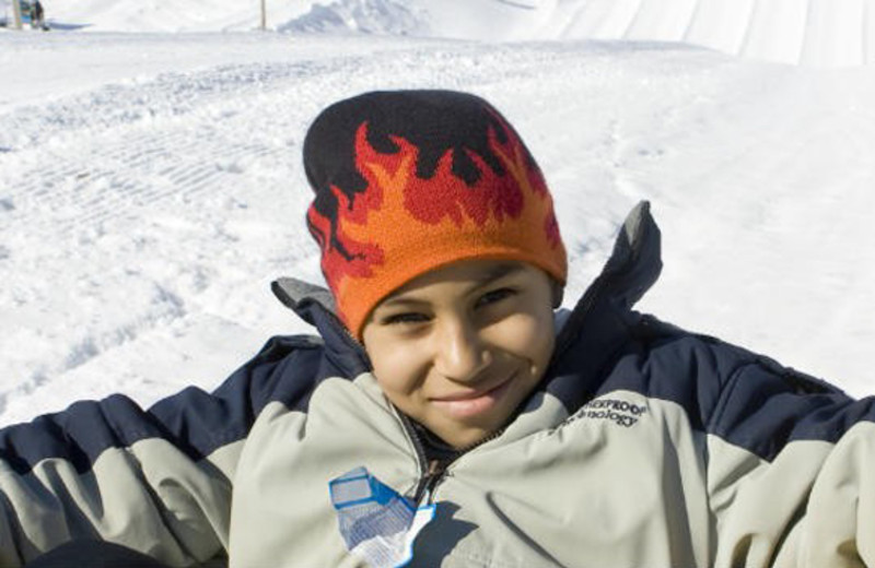 Snow tubing at Fernwood Resort.