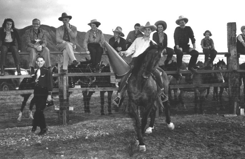 Historic photo of Smoke Tree Ranch.