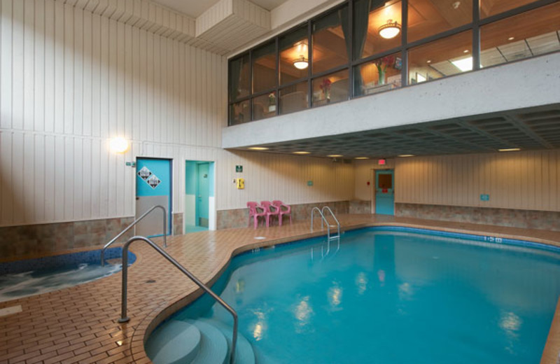 Indoor pool at Douglas Fir Resort & Chalets.