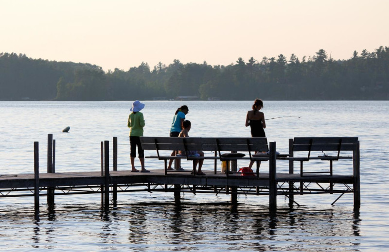 Dock at Pehrson Lodge Resort.