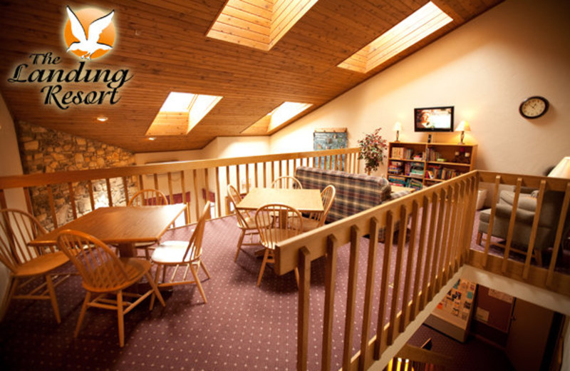 Dining loft at The Landing Resort.