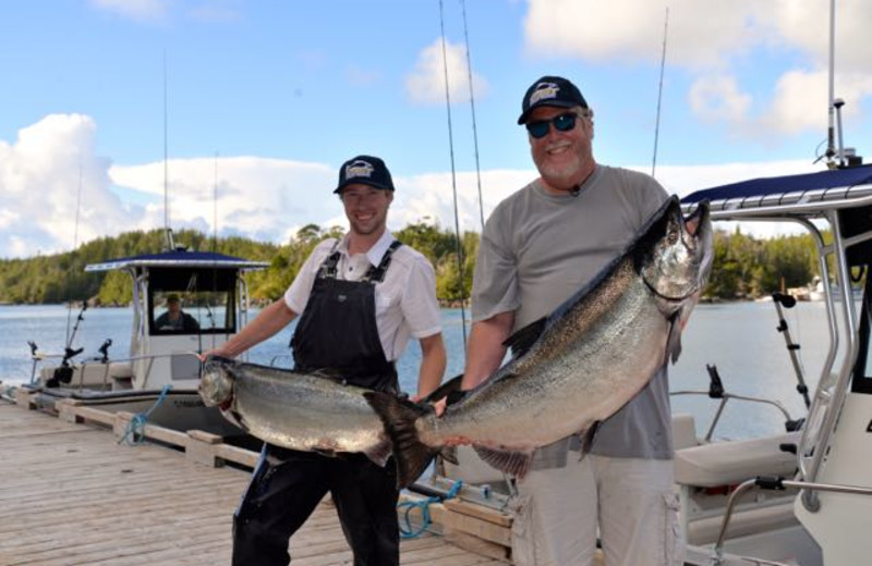 Fishing at King Pacific Lodge.