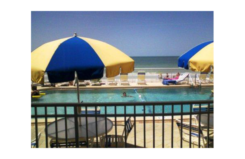 Outdoor pool at Kahlua Beach Club.