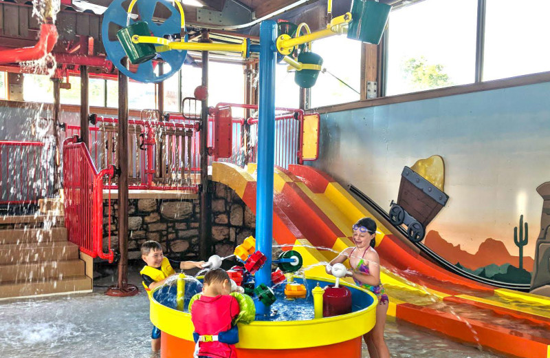 Indoor water park at Rocking Horse Ranch Resort.
