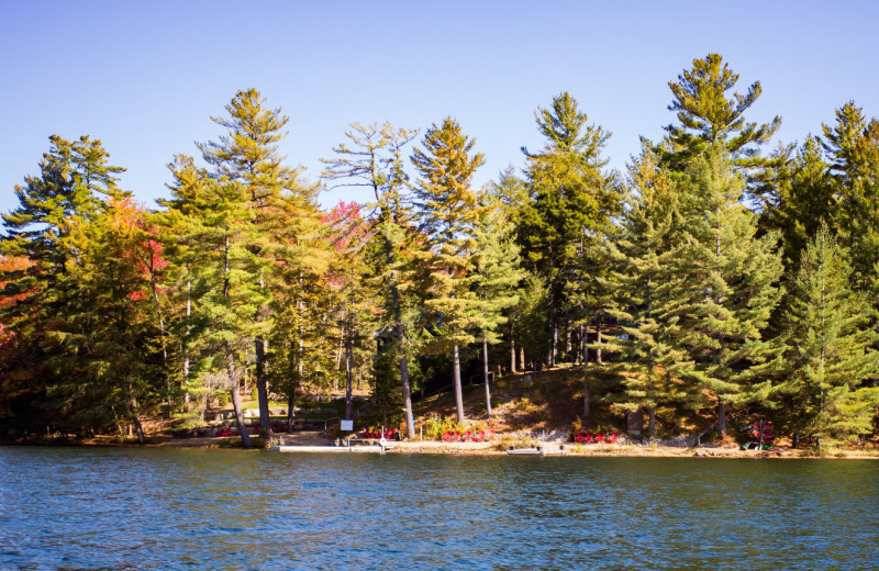 Lake view at White Lake Lodges.