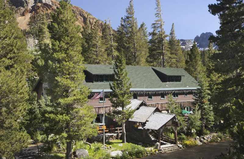 Exterior view of Tamarack Lodge.