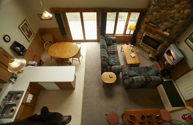 Villa interior at Giants Ridge Golf and Ski Resort.