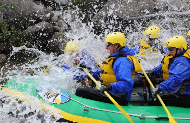 Rafting at Tumbling River Ranch.