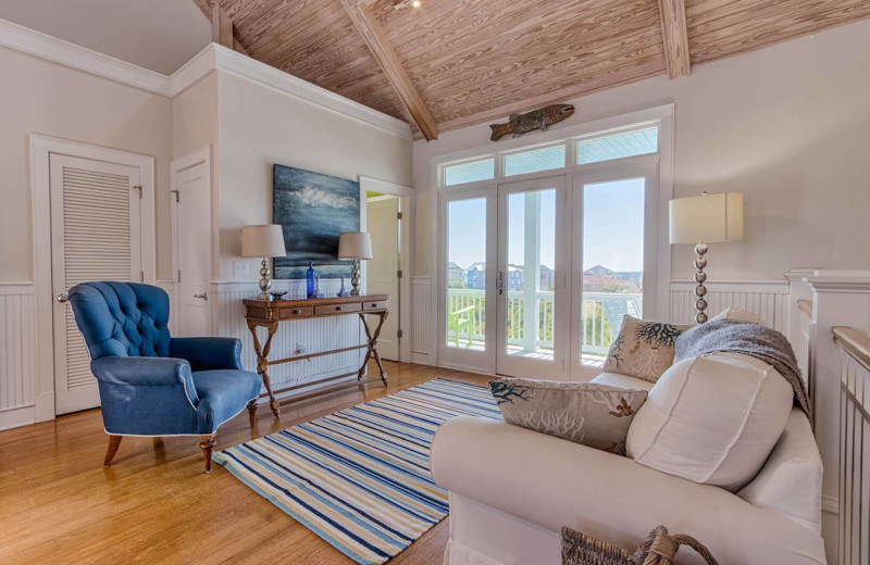 Rental living room at Realty World - First Coast Realty.