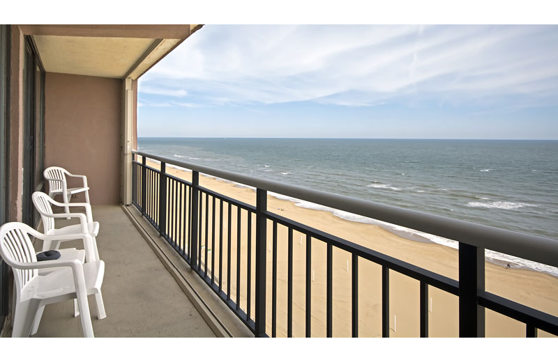 Guest balcony at Four Sails Resort.