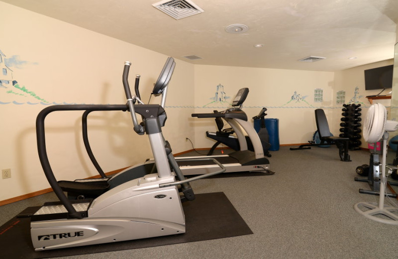 Fitness center at High Point Inn.