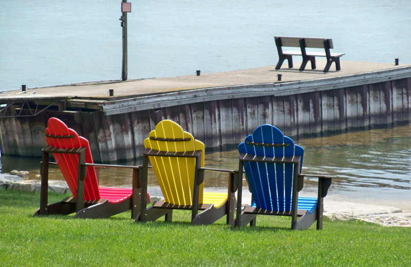 Dock at Bay Shore Inn.