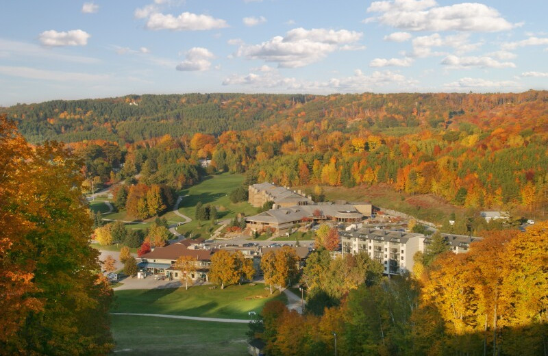 Aerial View of Horseshoe Resort