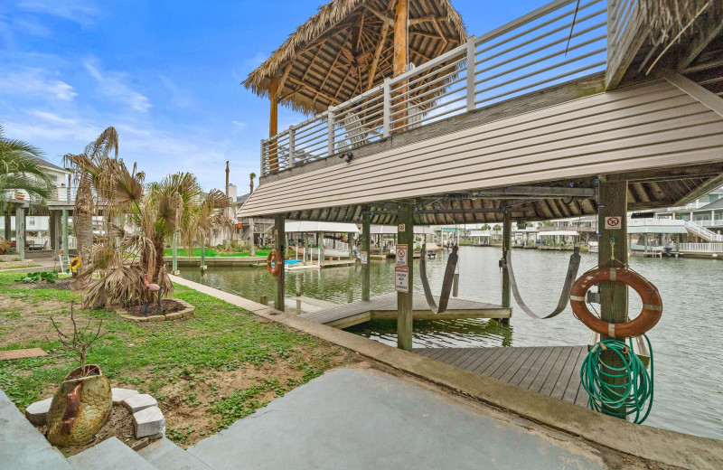 Rental dock at Gary Greene Vacation Rentals.