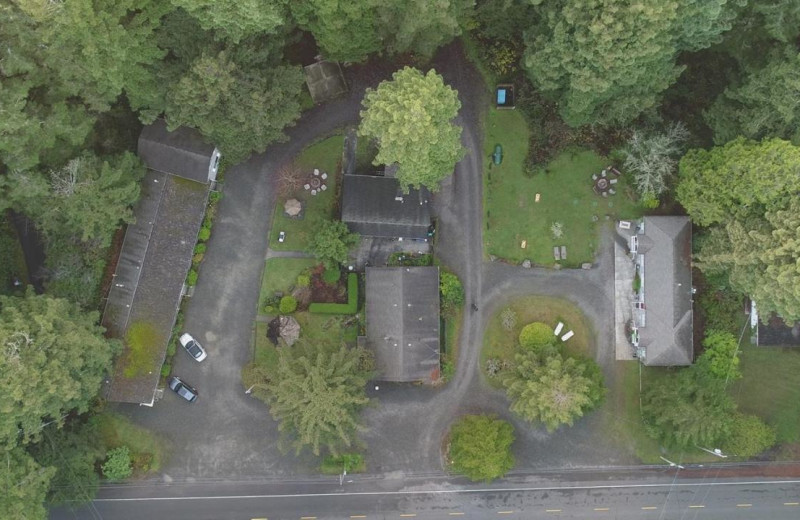 Aerial view of Trinidad Inn.