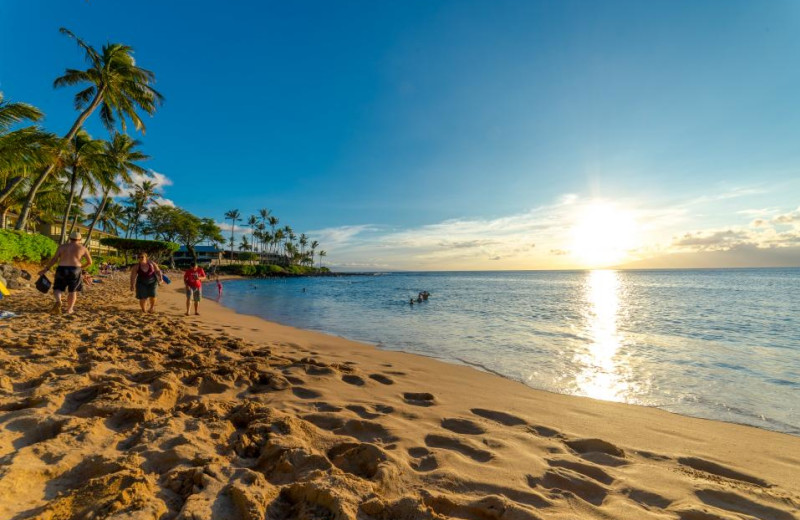 Beach at Vacasa Maui.