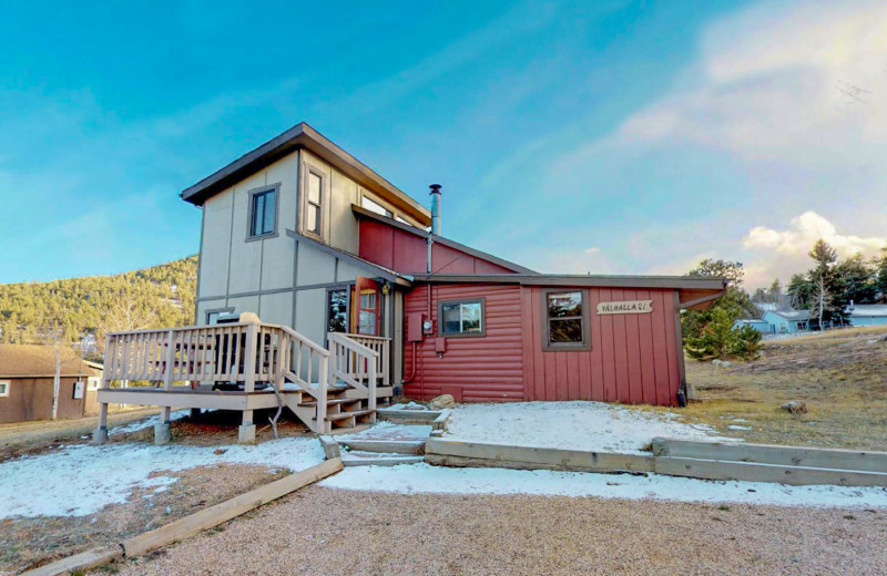 Cabin exterior at Valhalla Resort.