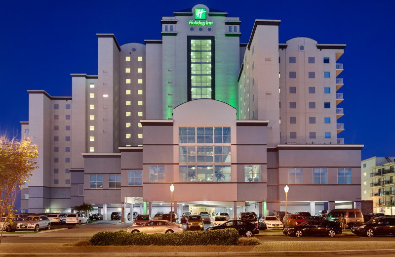 Exterior view of Holiday Inn Suites Ocean City.