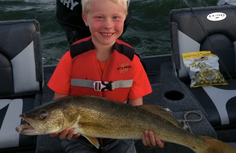 Fishing at Vacationland Resort.