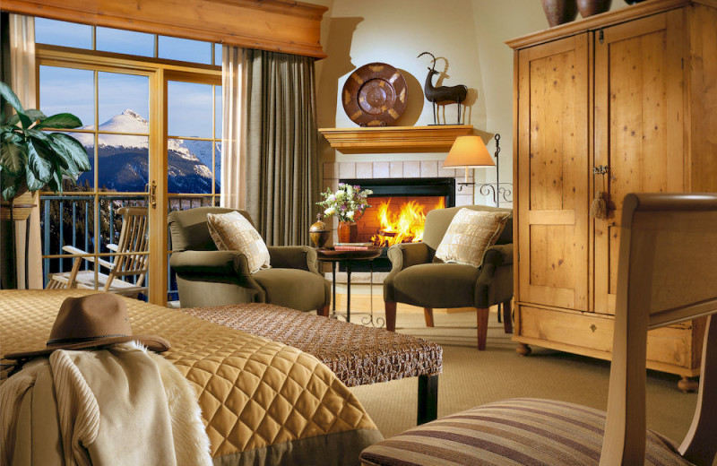 Guest room at Lodge & Spa At Cordillera.