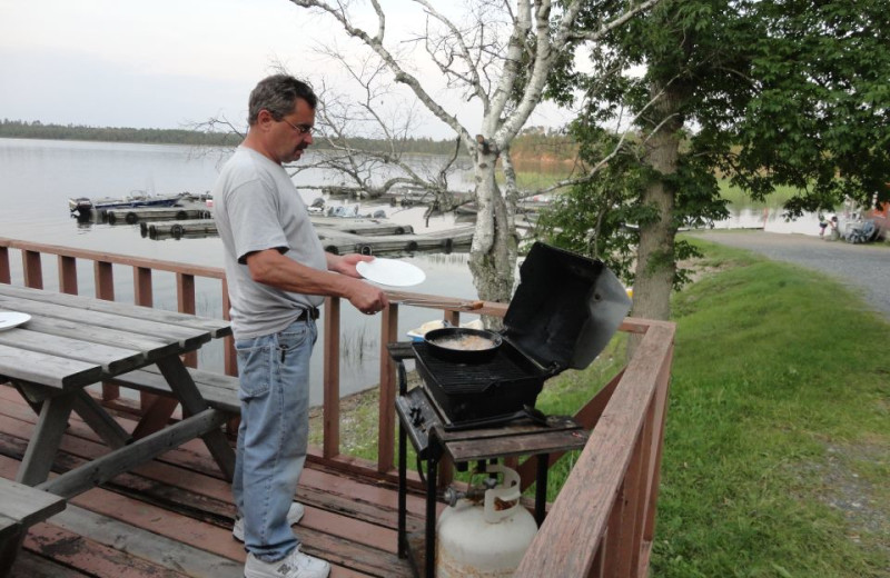 Cooking Out at Birch Dale Lodge