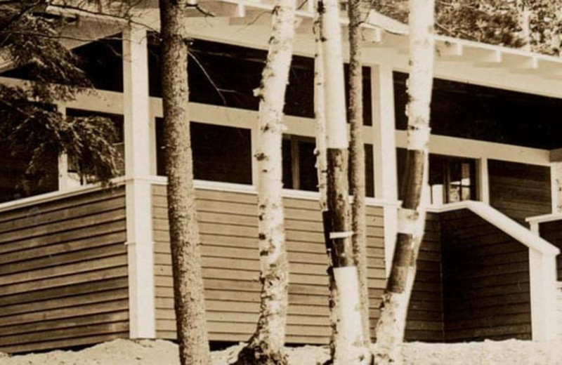 Historic photo of White Birch Village Resort.