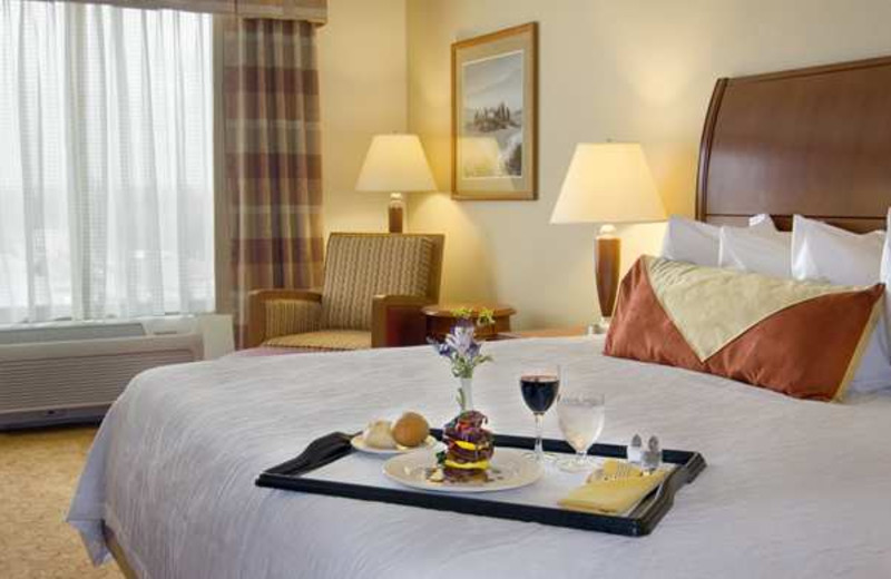 Guest room at Hilton Garden Inn Cleveland East/Mayfield Village.
