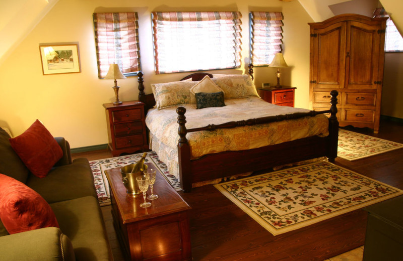 Suite Bedroom at Siwash Lake Ranch