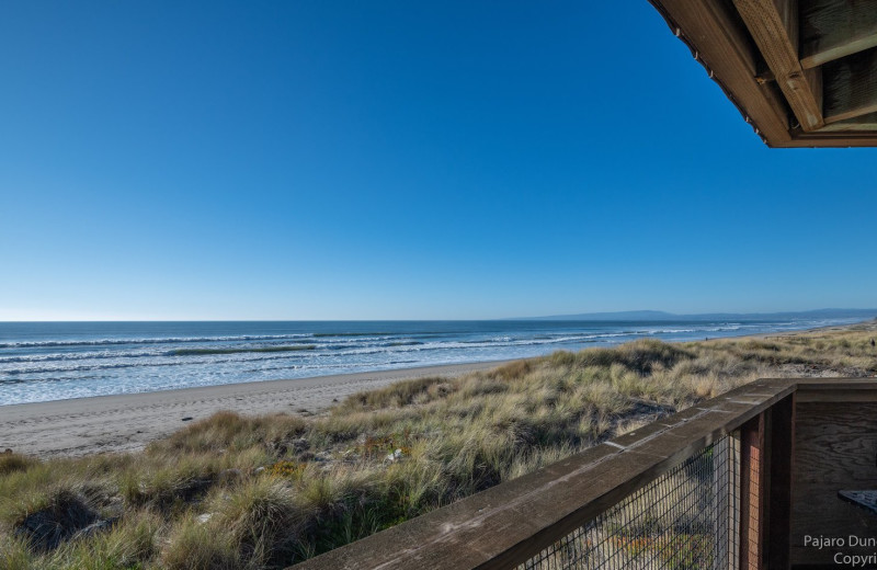 Balcony view at Pajaro Dunes Resort.