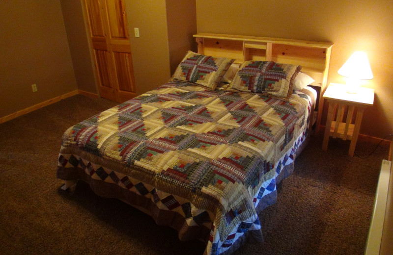 Guest bedroom at Moonlight Bay Resort.