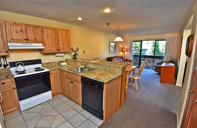 Condo interior at Apollo Park Lodge.